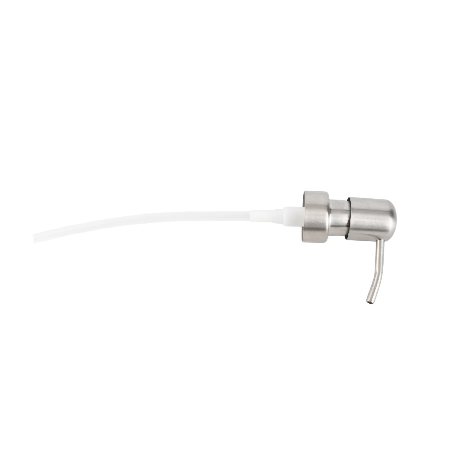 Vervangingspomp Roestvrijstalen zeep- en lotiondispenserpomp Vervangkop voor een diameter van 26 mm-27,4 mm