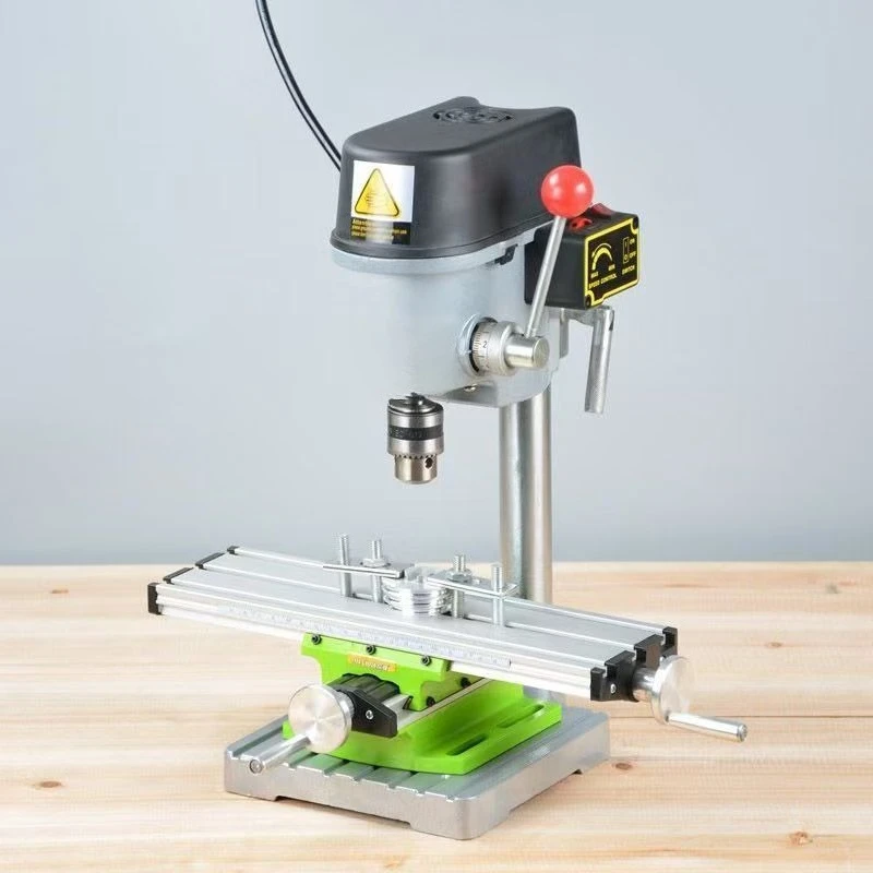 Bench Drill 220v High Power Drilling Machine Milling Machine Workbench Multifunctional High Precision Drilling Machine