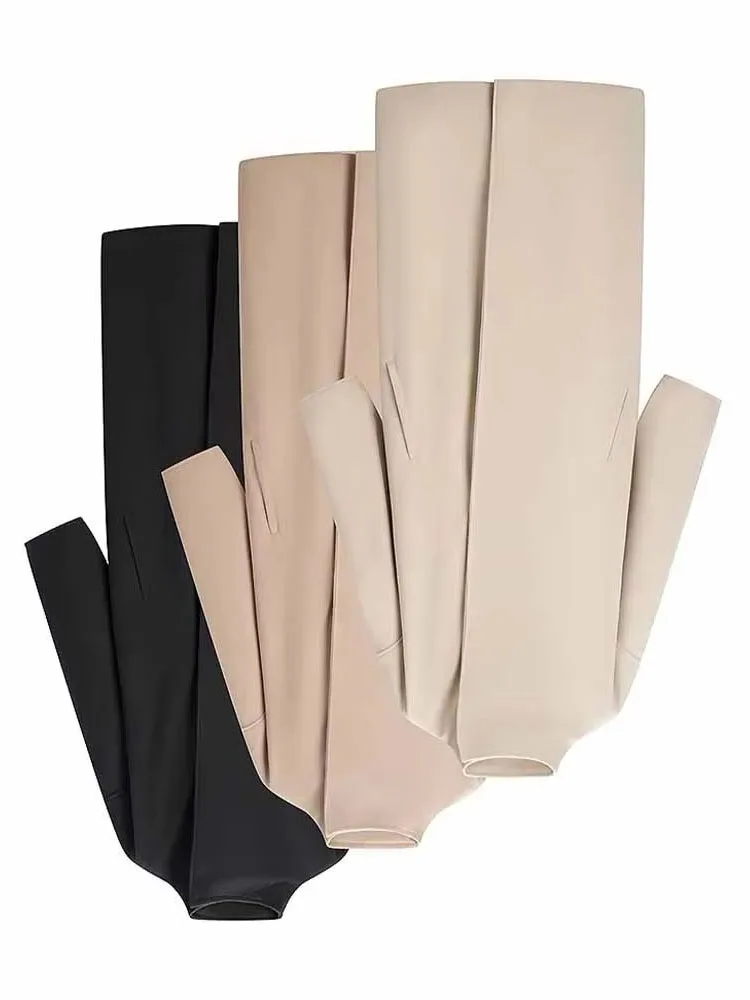 

HH New Winter Versatile High Street Solid Color Long Sleeves Pocket Decoration Long Coat Female Commuting Casual Warm Long Coat