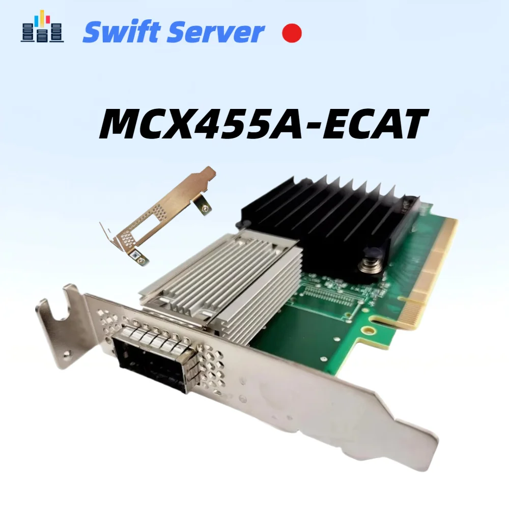 100Gbe Qsfp28 Network Card - MCX455A-ECAT CX455A 100GbE Single Port QSFP28