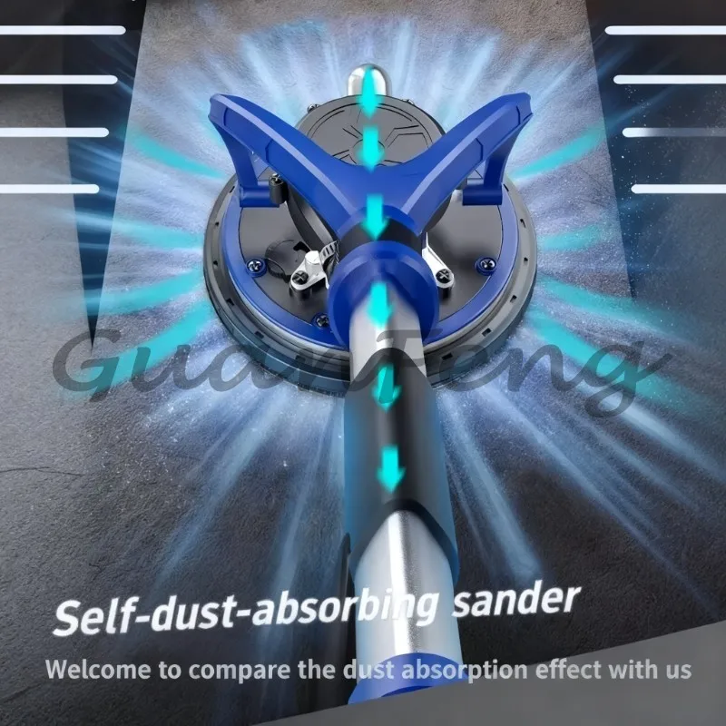 Brushless Self-suction Wall Sander, Dust-free Putty Grinder for Wall Renovation