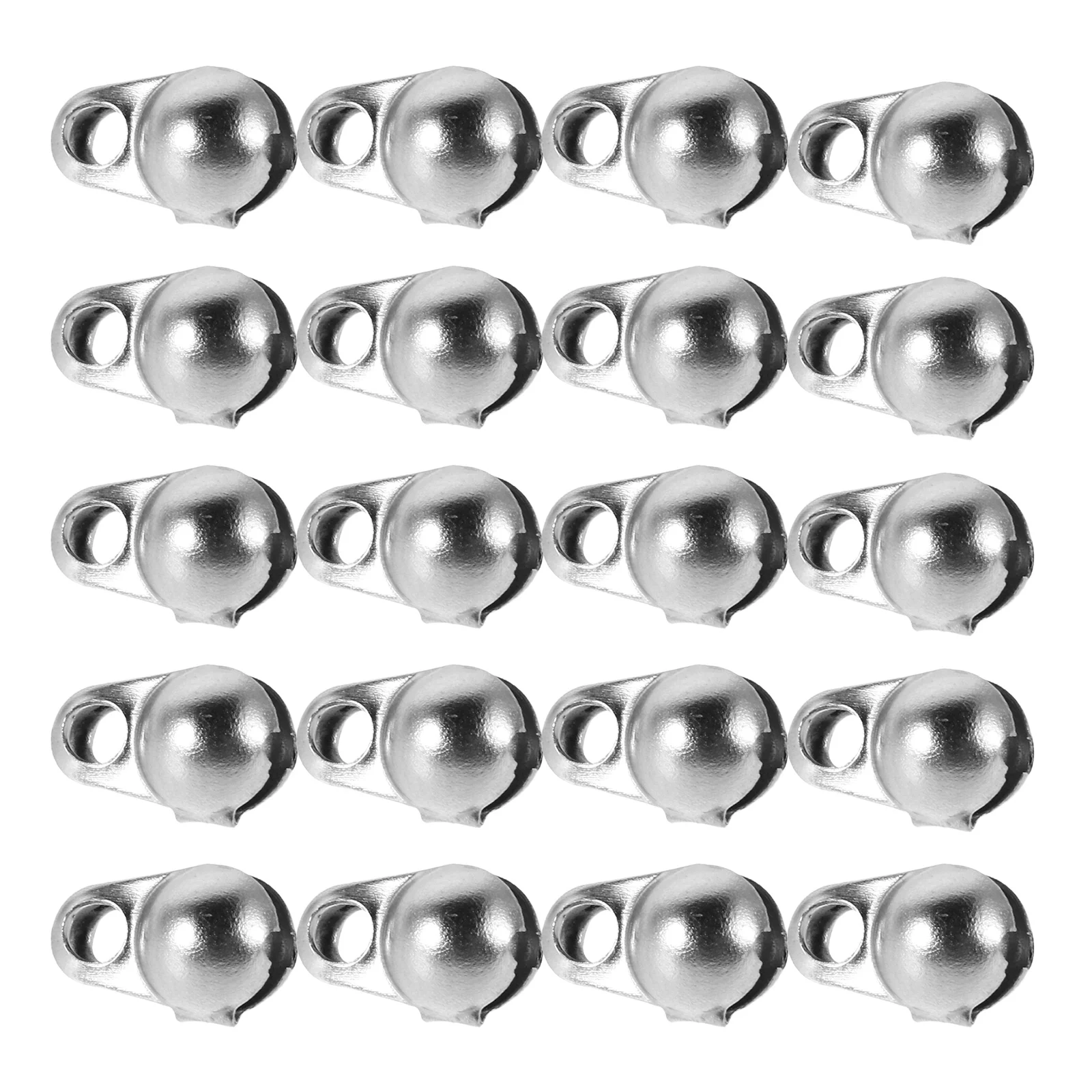 

100pcs Jewelry Accessories Stainless Steel Clasp Silver Color Necklace Making Supplies Chain Connector Bracelet Buckle