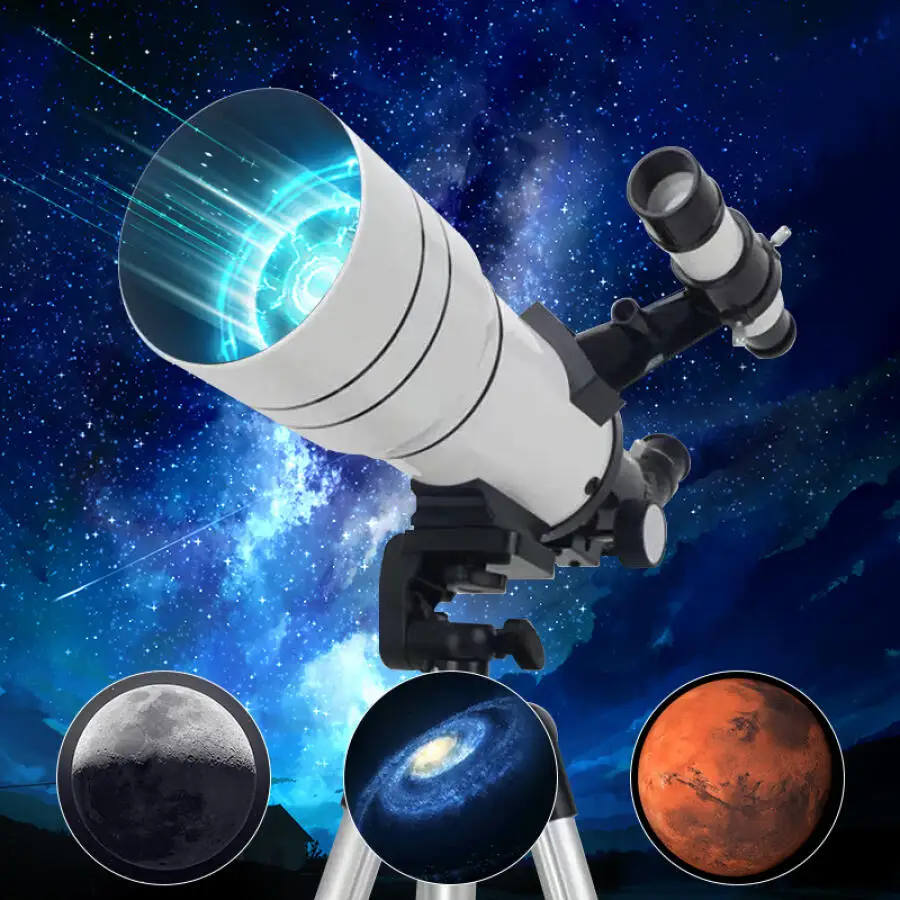 

Powerful F30070 Astronomical Telescope Large caliber 70mm FMC Lens with Tripod Portable for Planetary Observation