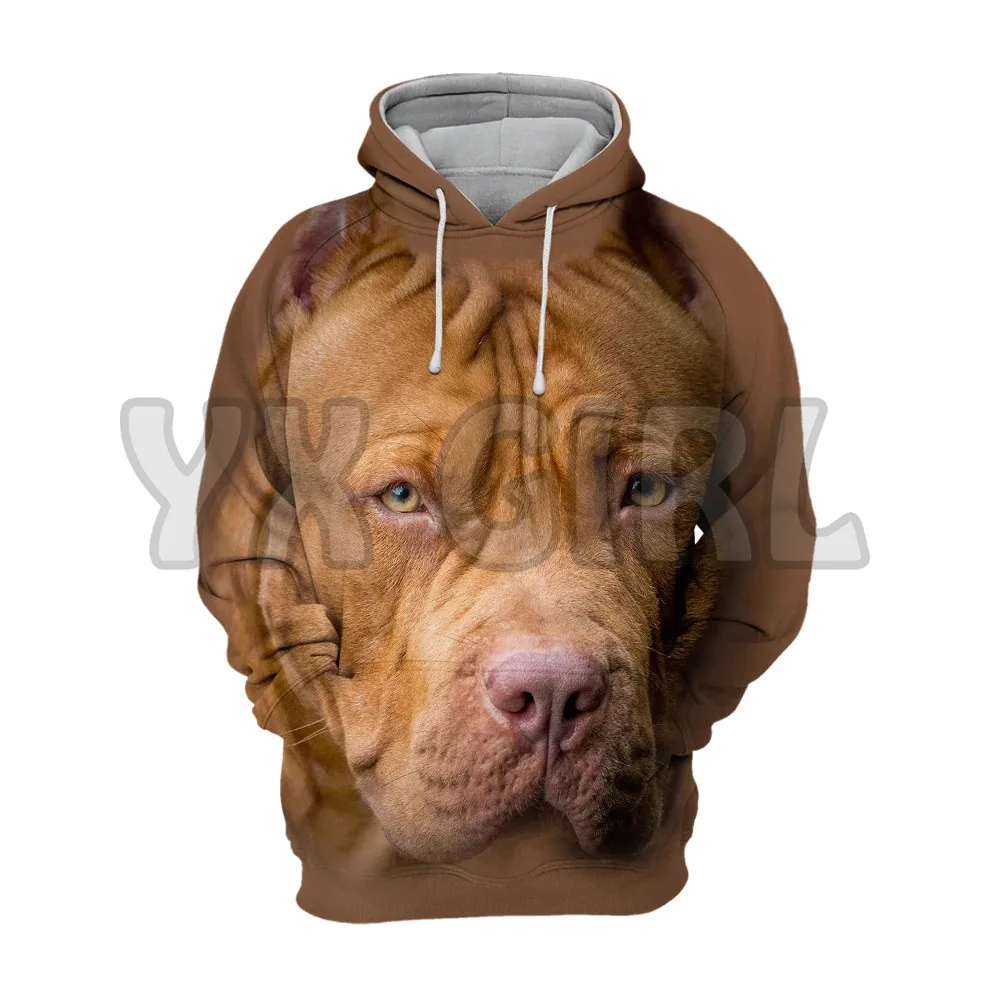 Animals Dogs Alabai Central Asian Shepherd Dog  3D Printed Hoodies  Unisex Pullovers Funny Dog Hoodie Casual Street Tracksuit