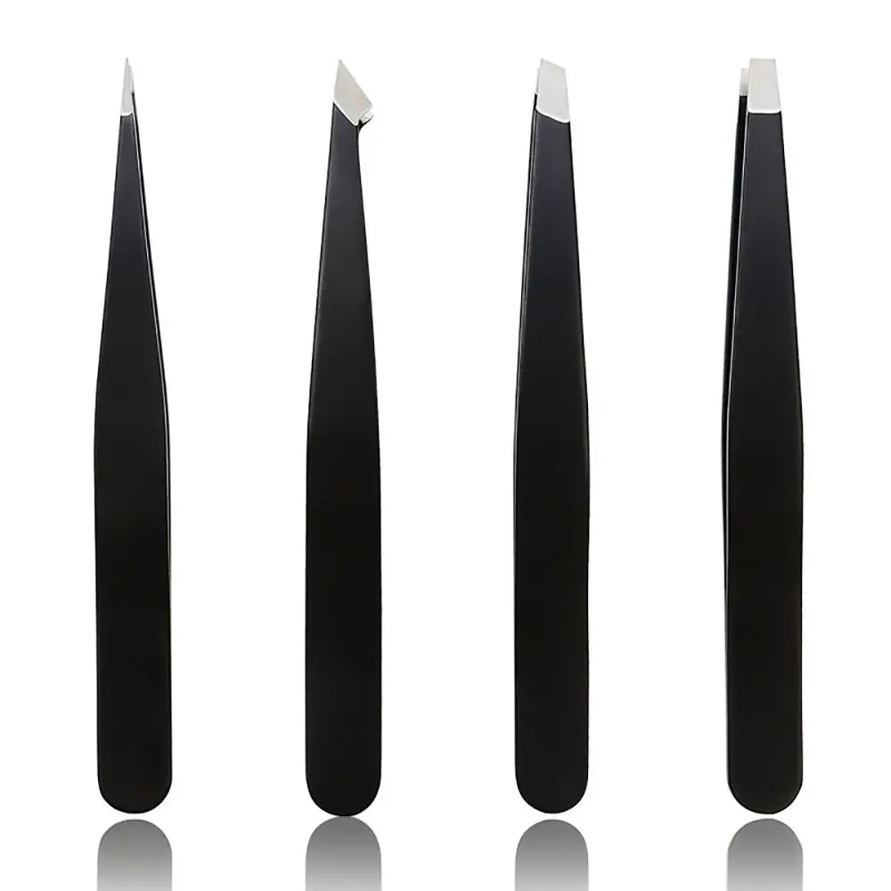 Ensemble de pinces à épiler professionnelles pour les sourcils, pinces à épiler pour les sourcils, outils de beauté pour la coupe de faux cils