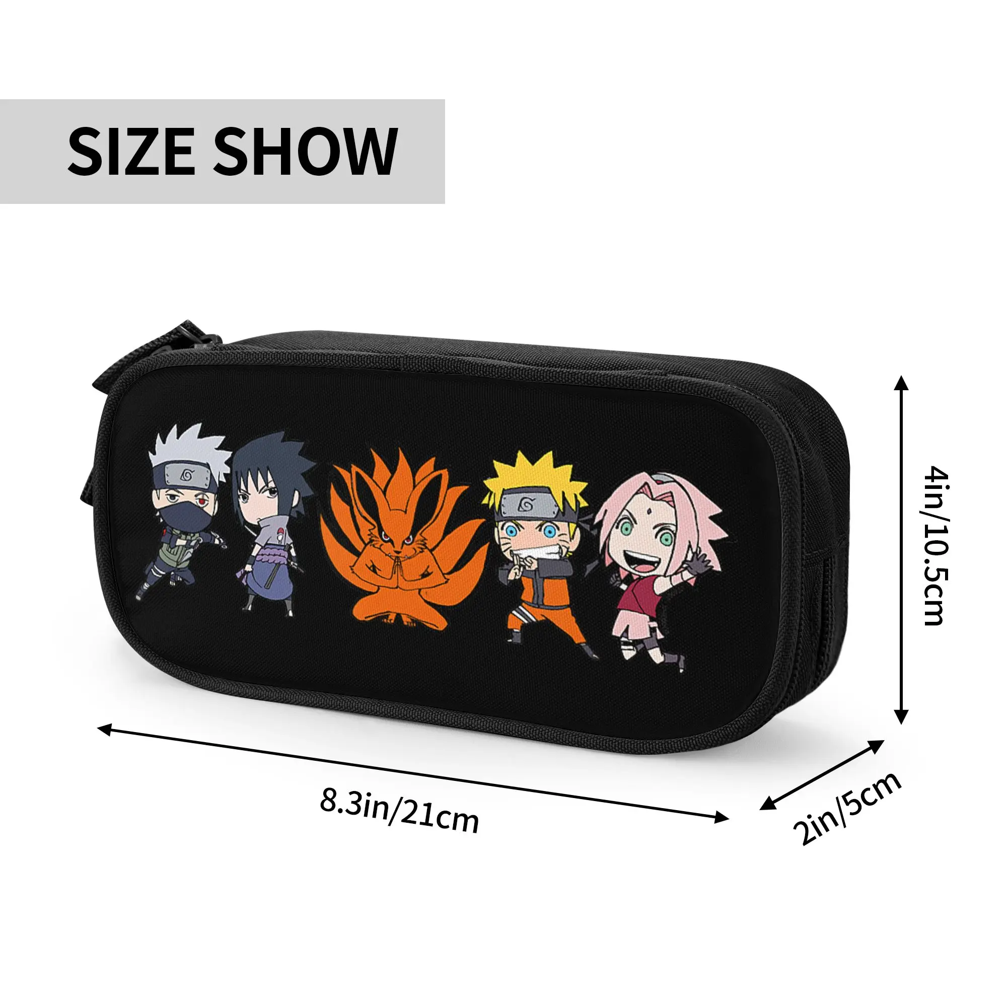 Large Capacity Bags for Child Cartoon Naruto Shippuden 5 Chibi Group Anime  Handheld Study Bag for Boys Gilrs Kids
