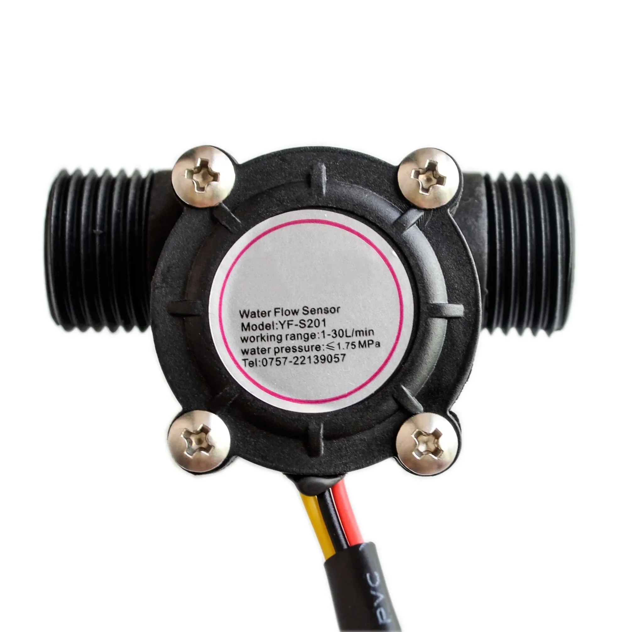 DC 5-18 V WaterstroomsensorFlowmeter Hall Flow Sensor Water Controle Vloeistofstroom 1-30L/min 2.0MPa Sensor Schakelaar YF-S201