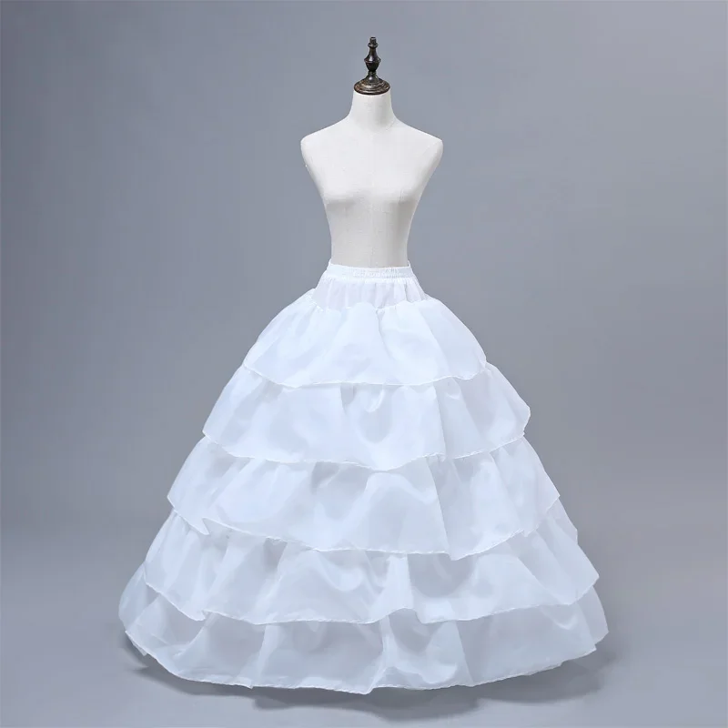 

4 tires, 5 layers, wedding underskirt jersey, krinoline slip, undercrest