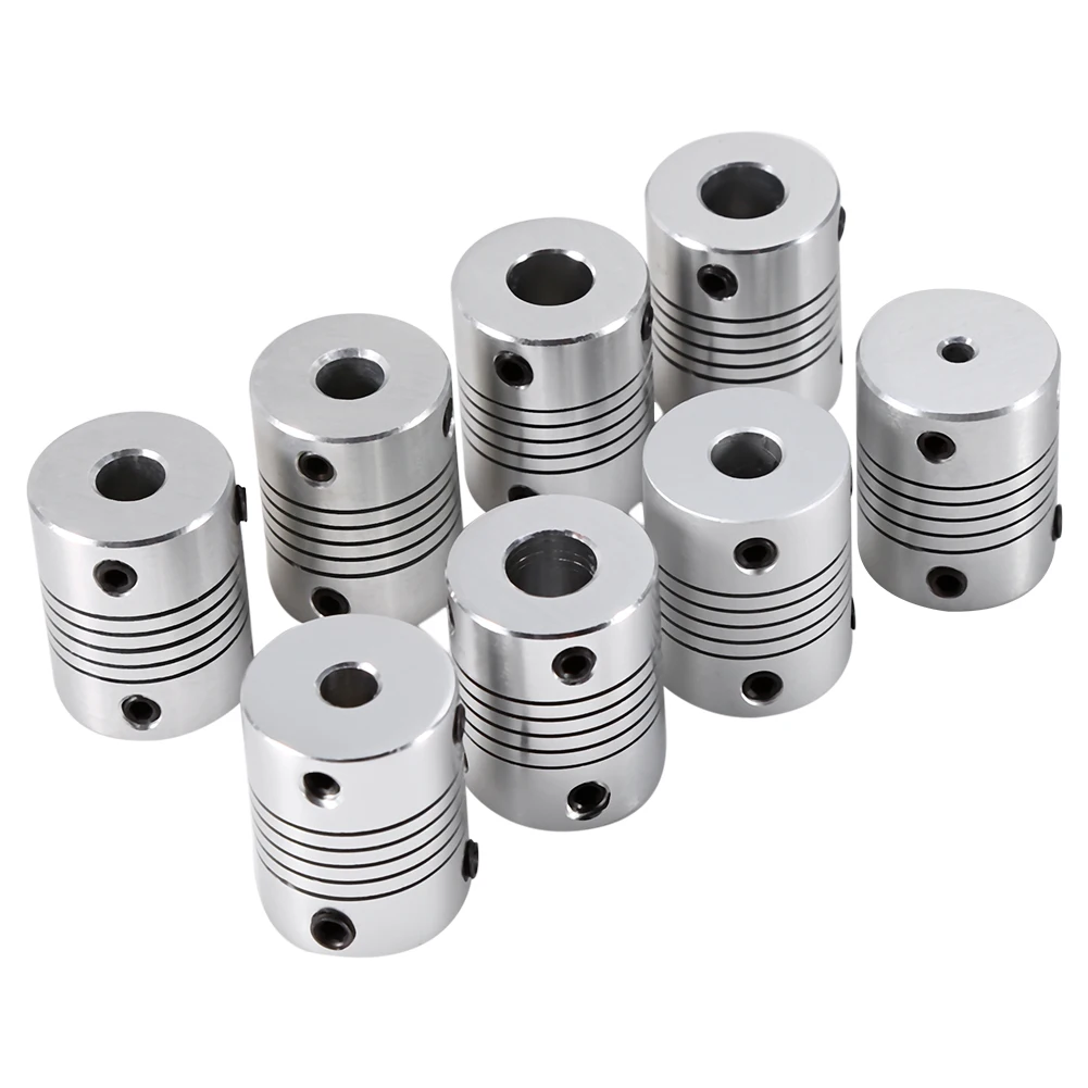 Гибкая-муфта-из-алюминия-d19xl25-для-шагового-двигателя-с-ЧПУ-5-6-мм-для-энкодеров-и-гравировальных-станков