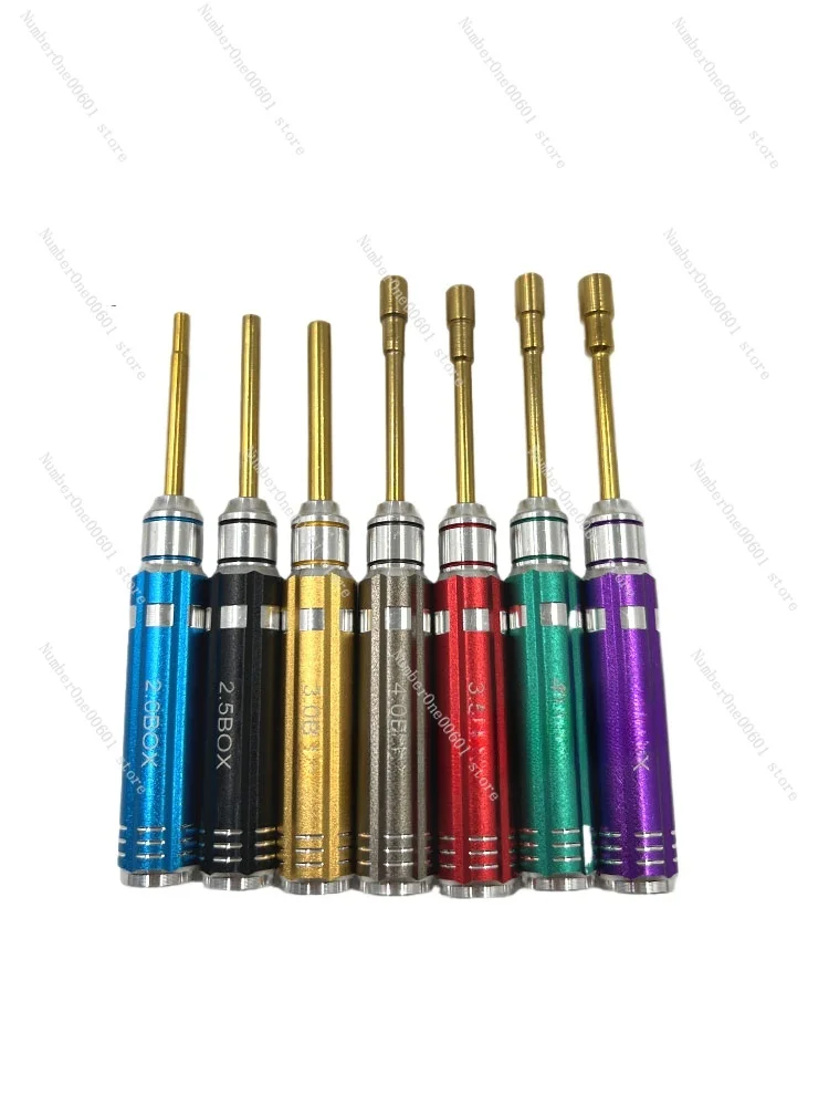 

Hexagon Socket Wrench Model Aircraft Model Nut Mini Tool Thin Wall Socket Screwdriver Screwdriver Screwdriver Batch Suit