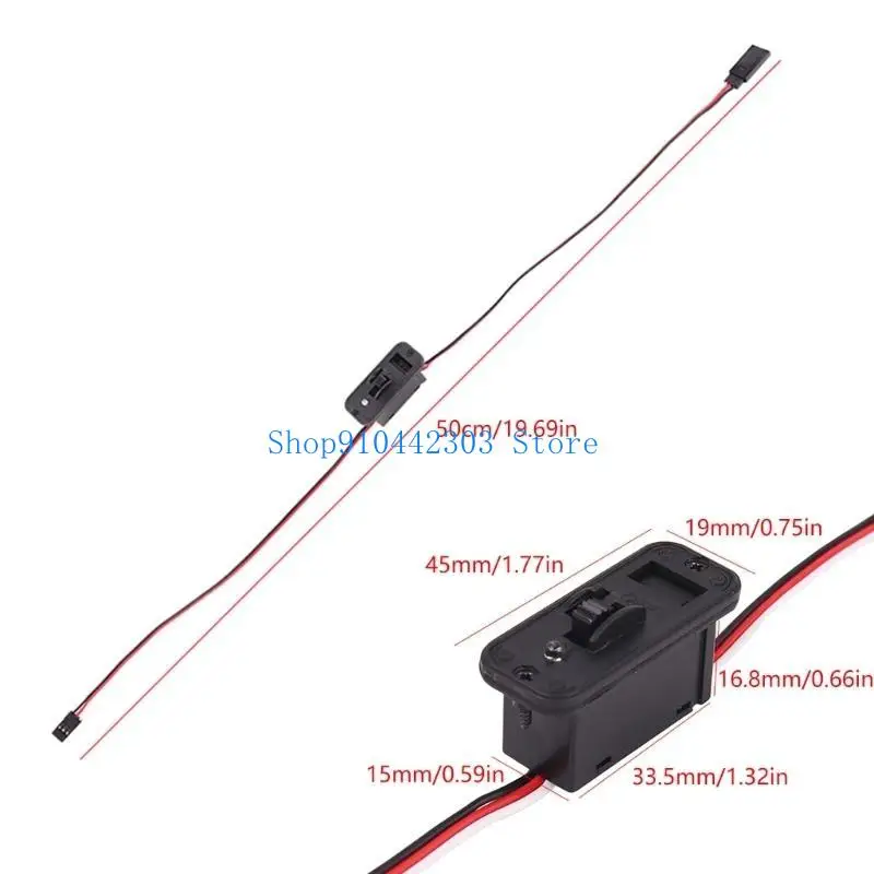L4MD Futaba Fernbedienungsempfänger TOC-Schalter Fernbedienung Ladeschalter Batterieanschlüsse Kabel für PKW LKW – Detail 6