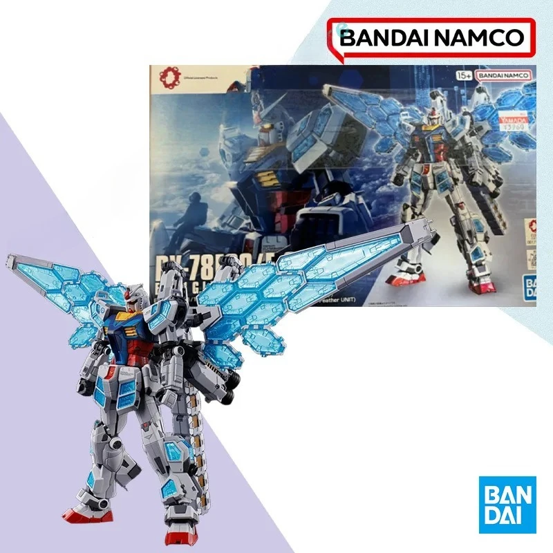 

In StockBandai 1/144 Original RX-78F00/E GUNDAM EX-001 GLRSS UnitAninm Full Action Assembly Figure Model Toy Gifts For Kids