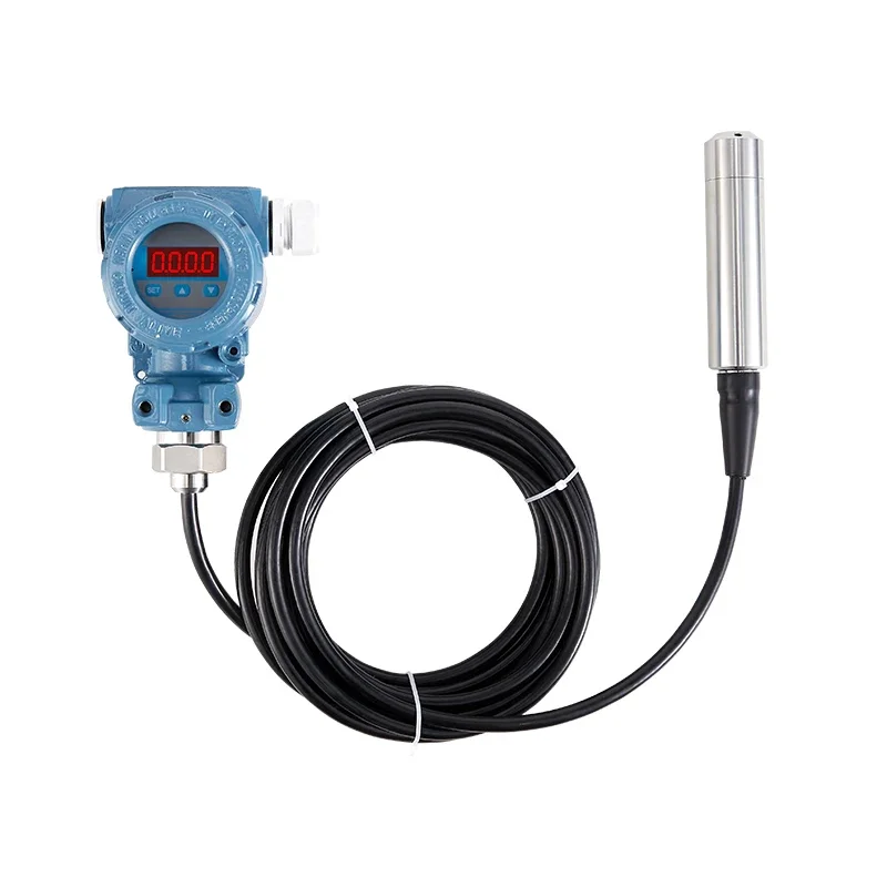 China SENTEC Waste Piezoresistive Detector Sensor Display Indicator Piping Level Meter Under Water Test Depth