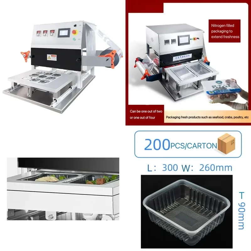 for Pneumatic Nitrogen Filled Packaging Machine Lock Crisper Air Conditioner Seafood Tank Canning Baler