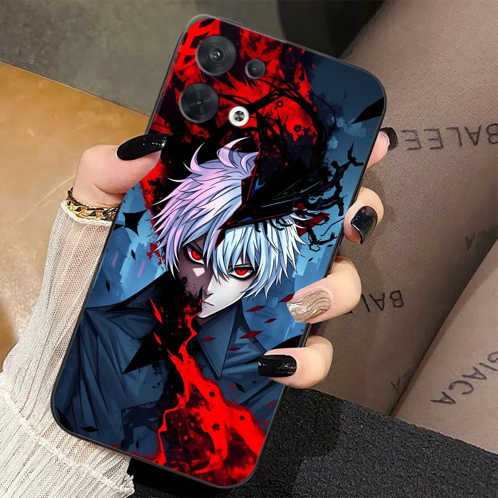 طوكيو G-الغول كين Kaneki غطاء جراب هاتف ل ممن لهم رينو 14 14F 13 13F 12 11 11F 10 8 8T 7Z 7 6 5 5F 4 4F لايت برو غطاء من السيليكون #4