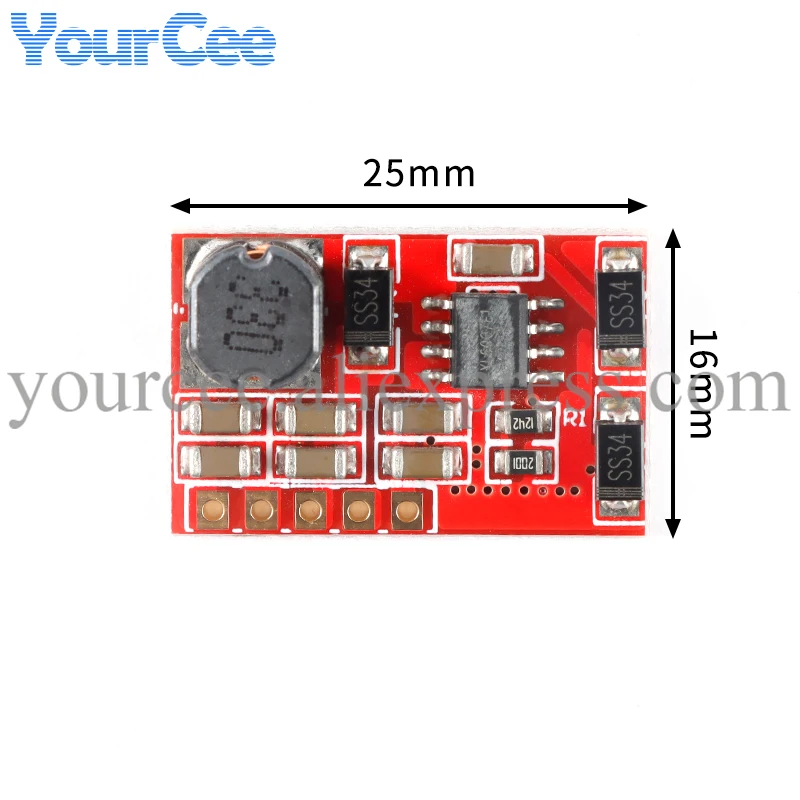 Ultra Small DC-DC Boost Power Supply Module Converter Booster Step Up Circuit Board 3V to Positive Negative 5V 9V 12V 15V 24V