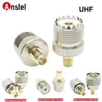 Adaptador SMA a PL259 SMA hembra macho a UHF hembra SO-239 SO239 conector coaxial para antena de Radio CB