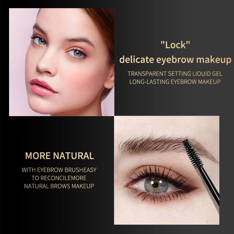 Eyelash Setting Gel Colorless Transparent Wild Eyebrow Gel Eyebrow Setting Liquid Waterproof and Anti Sweating Mascara