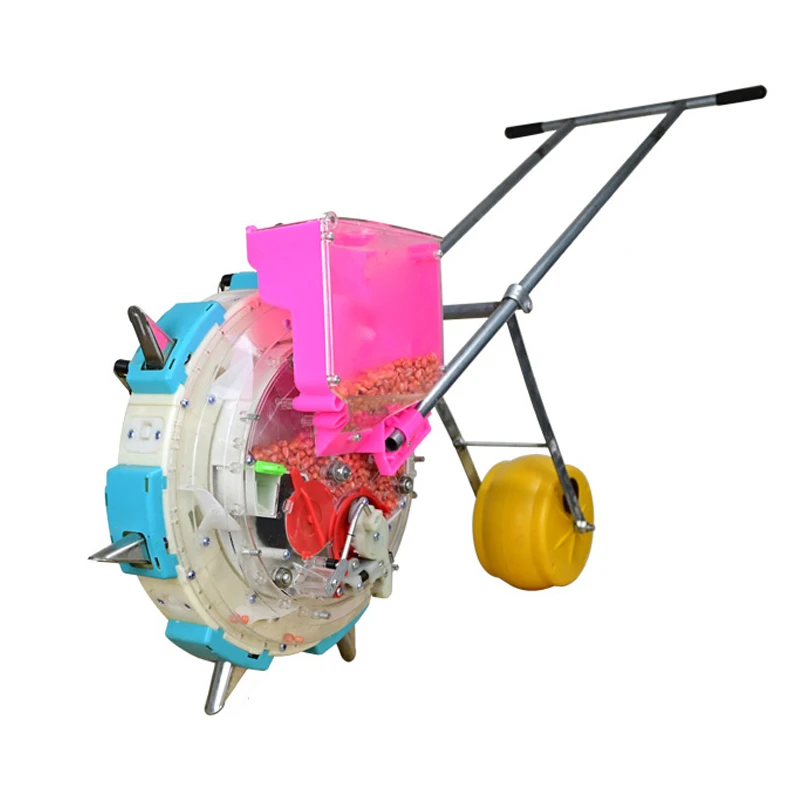 Hand Push Seed Planter Peanut Seeder Manual Portable Roller Seeder Lightweight Labor-saving Garden Seeder DIY Easy Planting Tool
