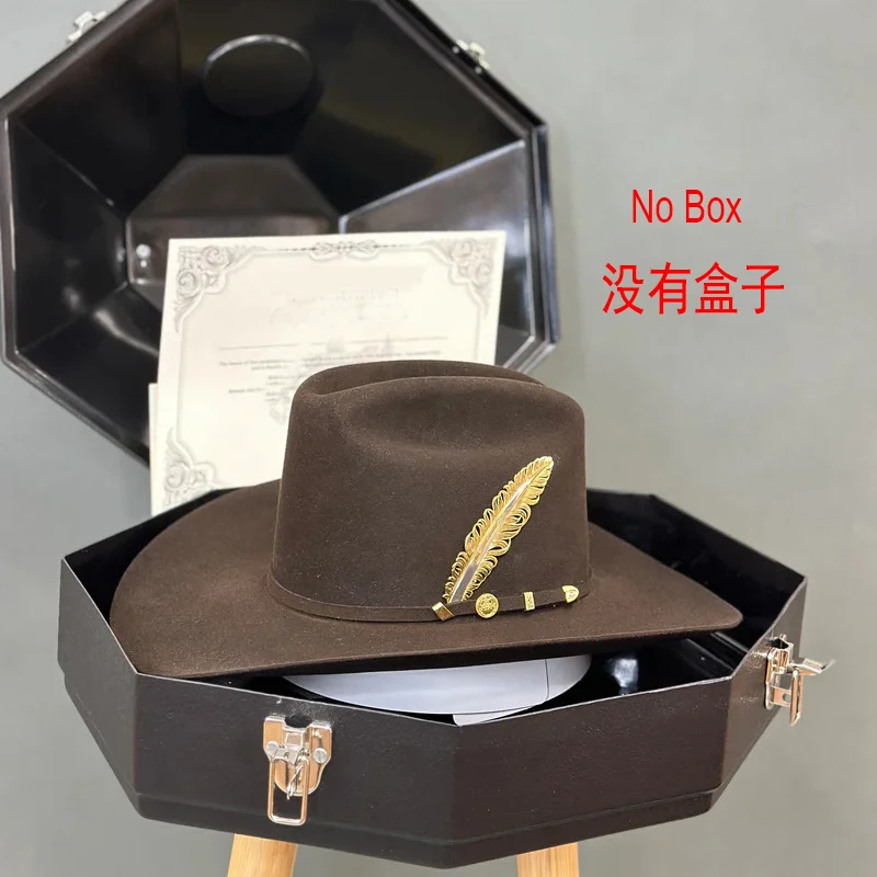 chapeau-de-cowgirl-et-de-cowboy-retro-classique-yellowstone-en-laine-100-a-large-bord-avec-bande-en-plumes-ideal-pour-le-printemps-l'automne-et-l'hiver-chaud-pour-femmes-et-hommes