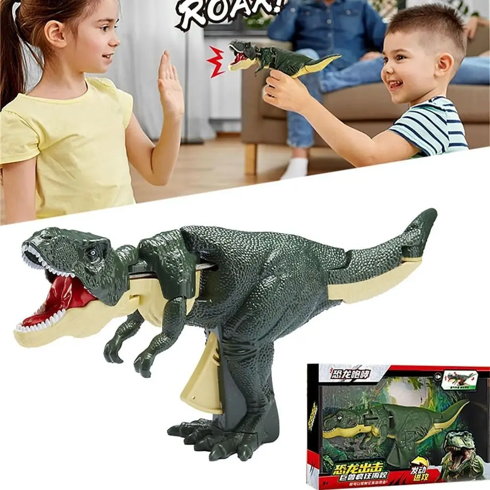 

Gift Plastic Pressing Dinosaur Toy Head Movement Simulated Swing Dinosaur Toys Hand-operated Simulation Explorative Dinosaur Kid