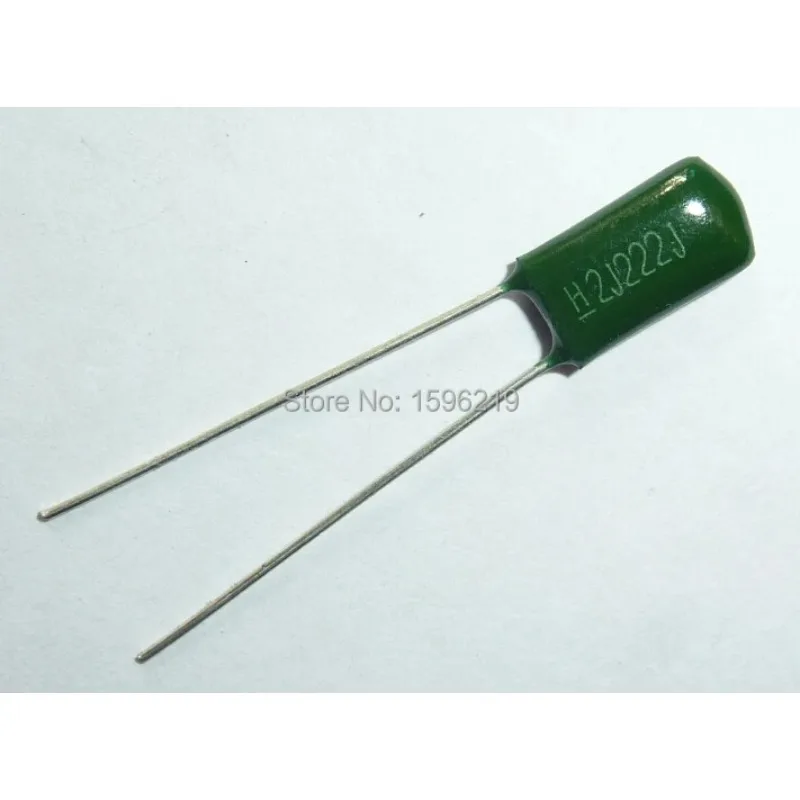 

200pcs Mylar Film Capacitor 630V 2J222J 2200pF 2.2nF 2J222 5% Polyester Film capacitor