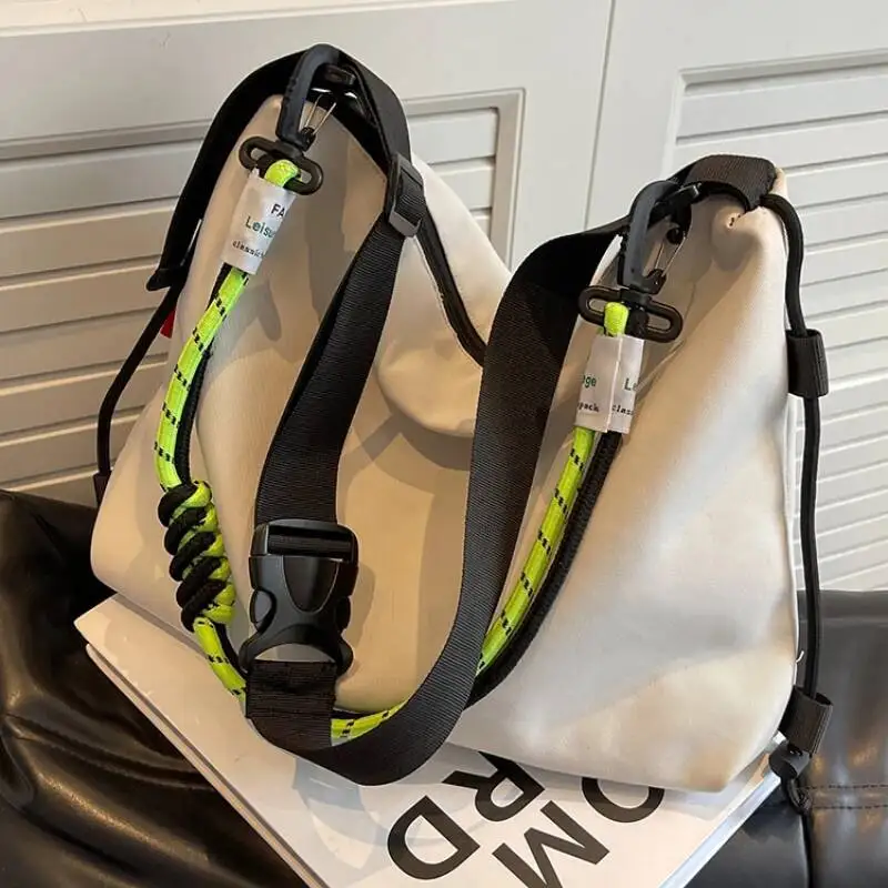 Japanese Y2k Aesthetic Casual Ins Crossbody Bag Women Trendy All Match Vintage Handbags High-Capacity Streetwear Shoulder Bags