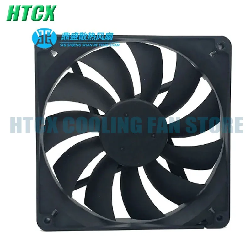 Original For DFB132512H 12V 135*135*25mm 13.5CM 2 line chassis Server cooling fan