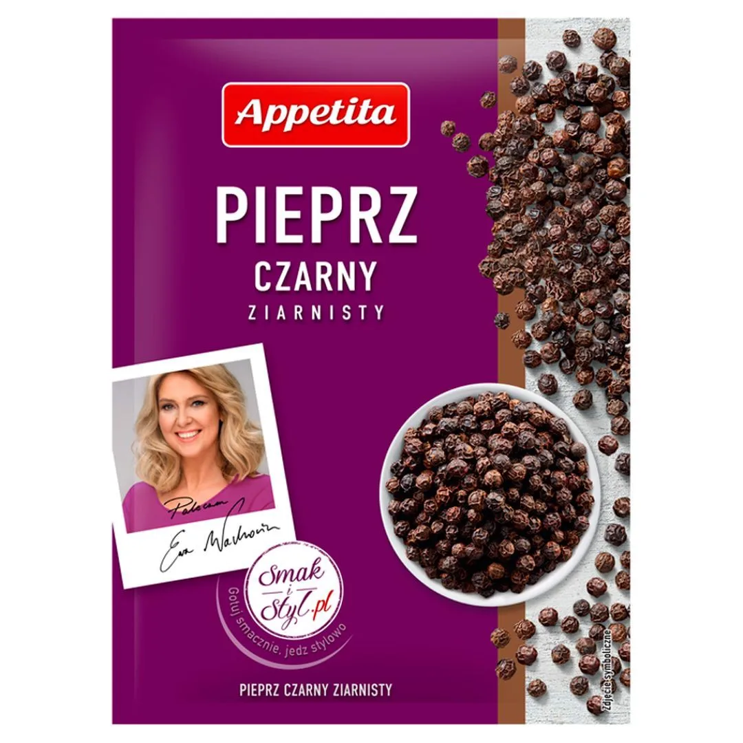 Appetita Pieprz czarny ziarnisty 18g