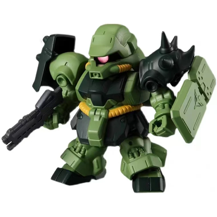 Bandai modello in scala genuina Gundam Miniature War Series V Gundam Z'Gok-E prototipo Zaku Early Type Iron Ball Action Figure Toys