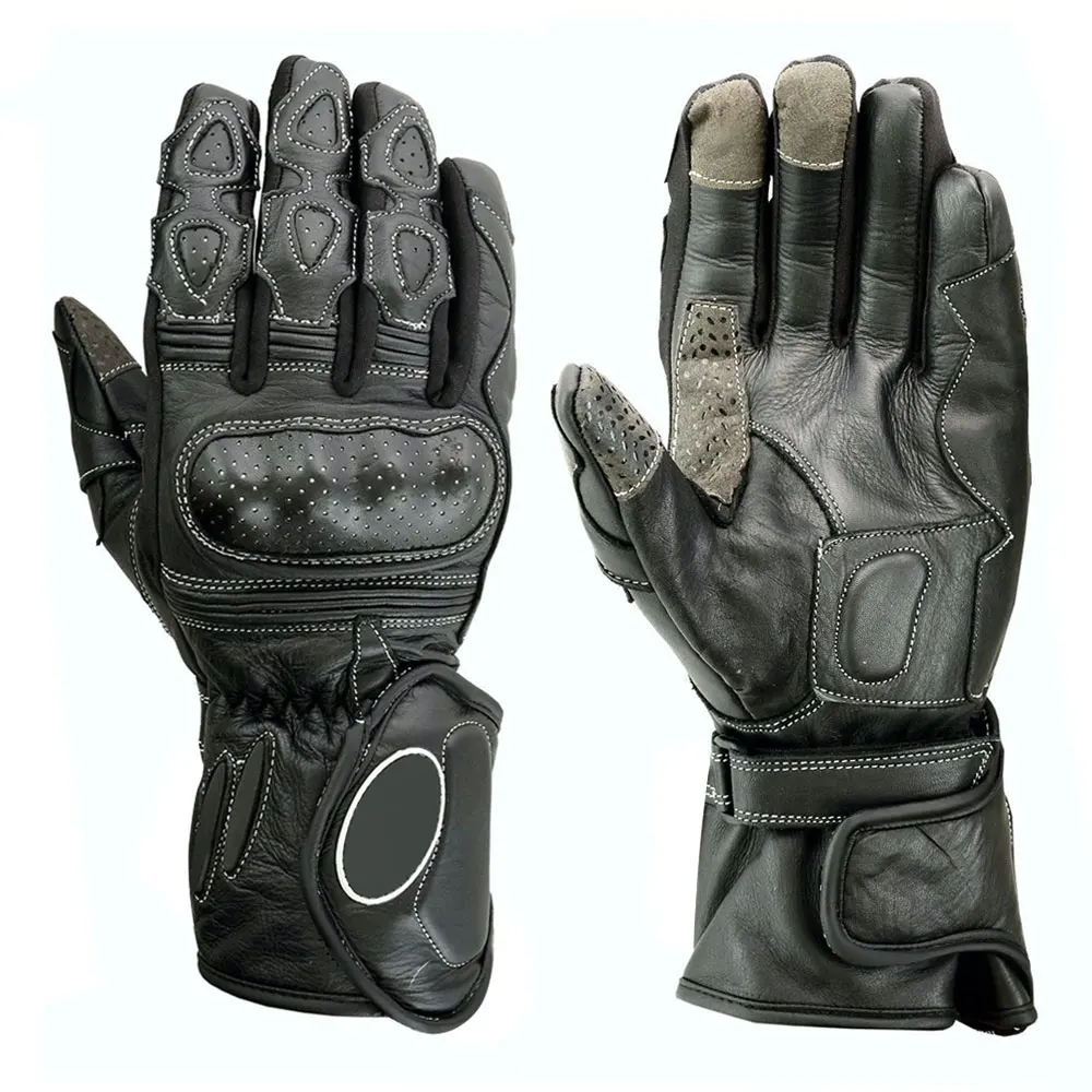 

2024 New Design outdoor Full Finger Customized Logo Men Motorbike Gloves For Sale /Custom Size