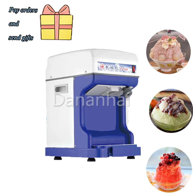 Electric Commercial Cube Shaved Ice Bar Kitchen Equipment Ice Breaker