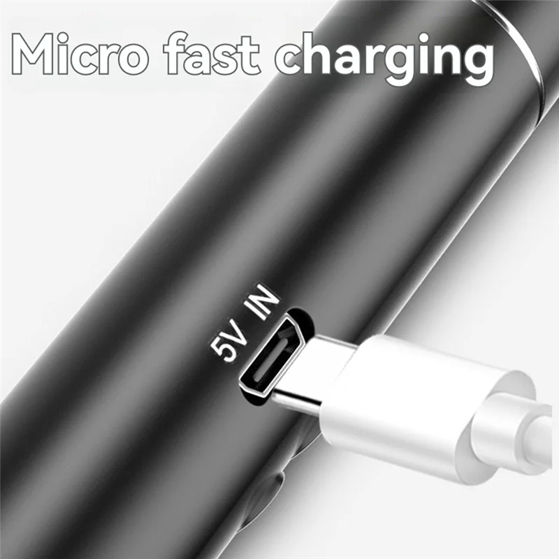 Fischio elettronico ricaricabile USB B27B con torcia elettrica, ideale per lo sport per il calcio, l'uso portatile nella vita in classe