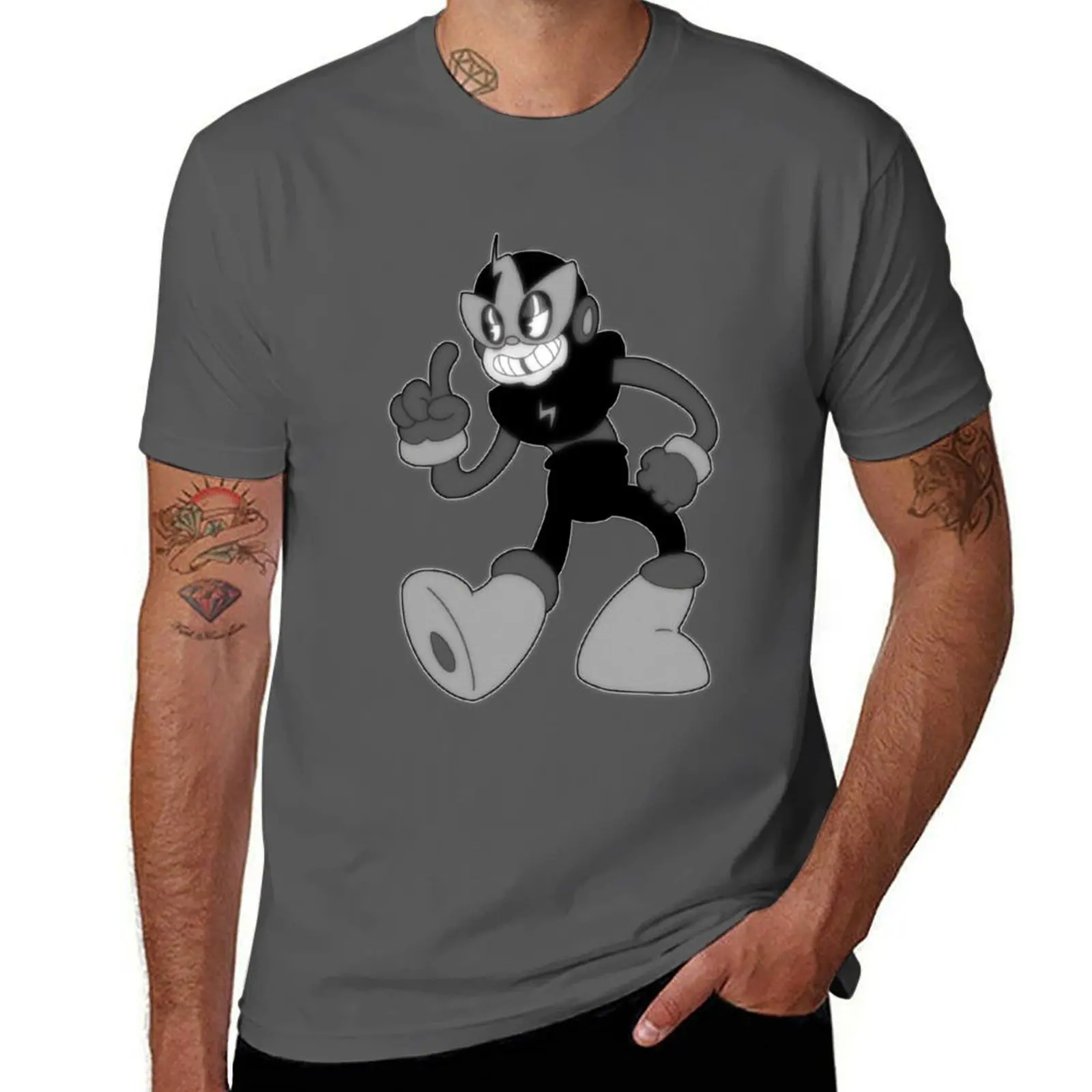

Rubberhose Elec Man T-Shirt graphic t shirts for man t shirts for man graphic vintage T-Shirt