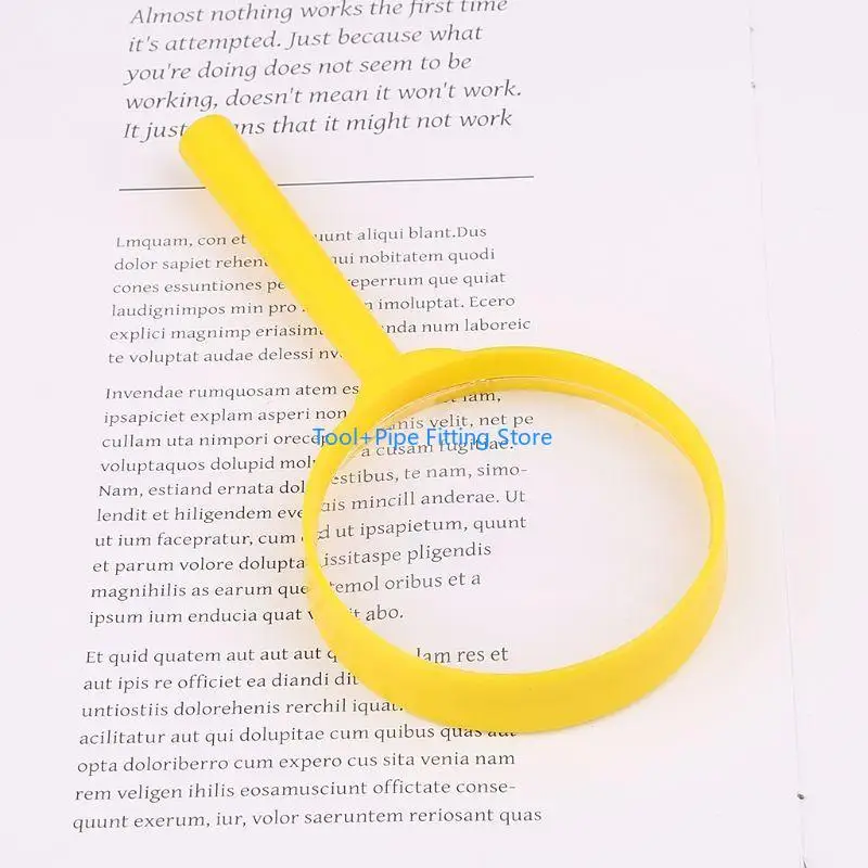 F92B Upgrade Large Glasses 3X Handheld Reading Magnifier Magnafying Glass