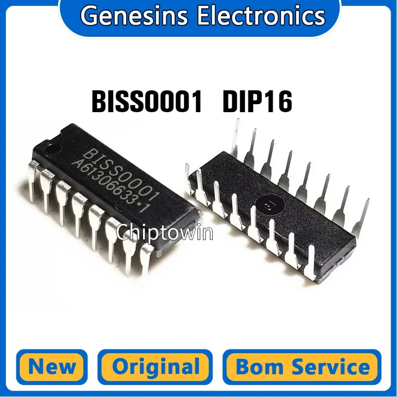 10 قطعة BISS0001 DIP16 رقاقة استشعار الأشعة تحت الحمراء IC جهاز تحريض جسم الإنسان