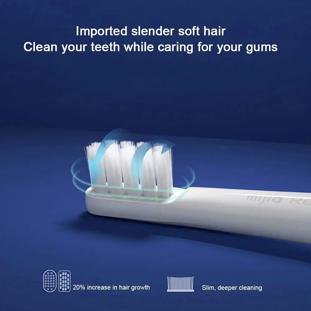 XIAOMI Mijia T100 Sonic Electric Toothbrush Mi Smart Waterproof Tooth Head Brush IPX7 Rechargeable USB for Teeth Brush Whitening