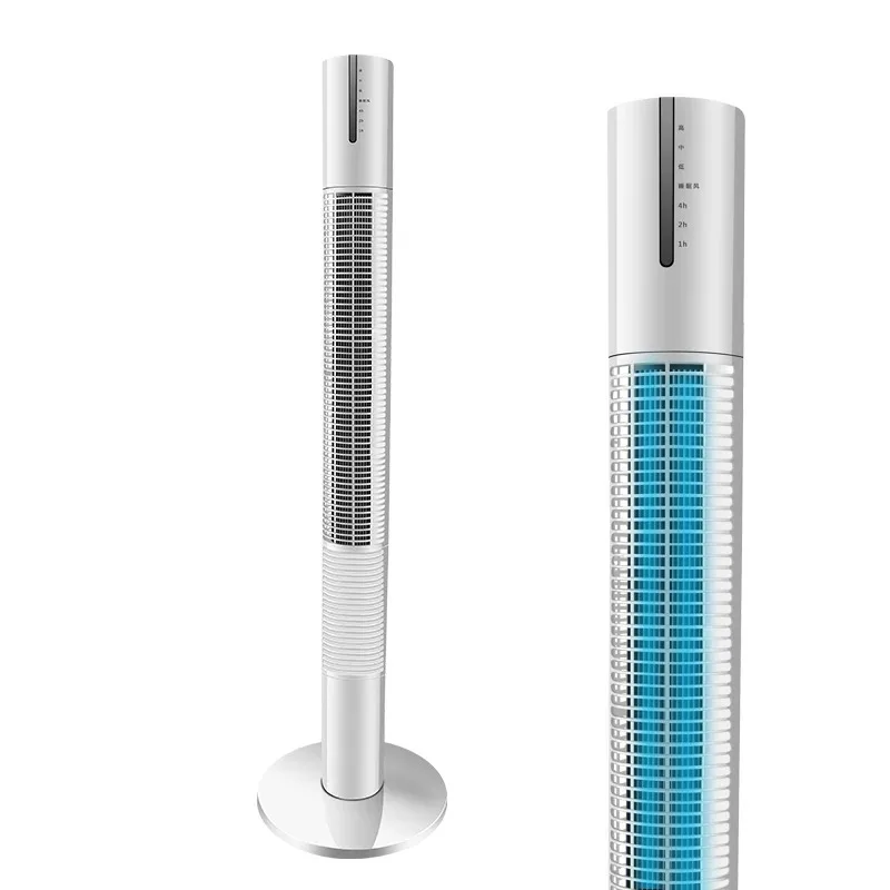 AC110-240V 50-60Hz 40W Power Electric Tower Fan Water Mist Fan with Timer Portable Air Cooling Fan Bladeless Air Cooler 90/110cm