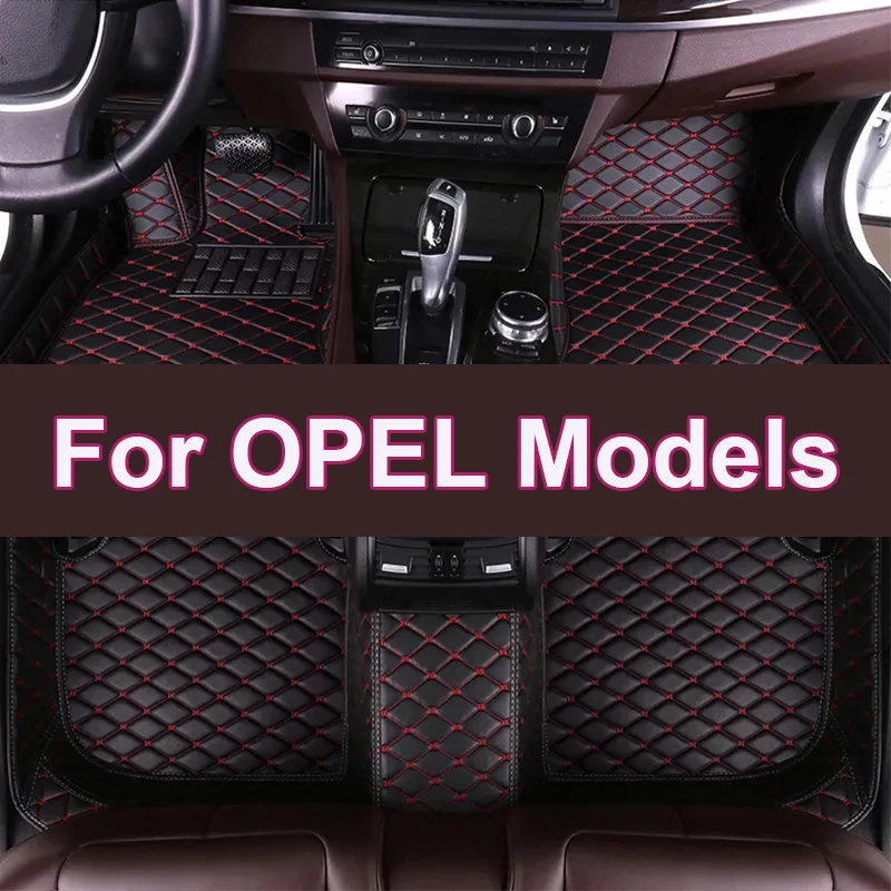 Car Floor Mat For OPEL Aatara Astra H Astra Mocha Omega Grandland x Corsa d Corsa Cascada Adam insignia Zafira Car Accessories