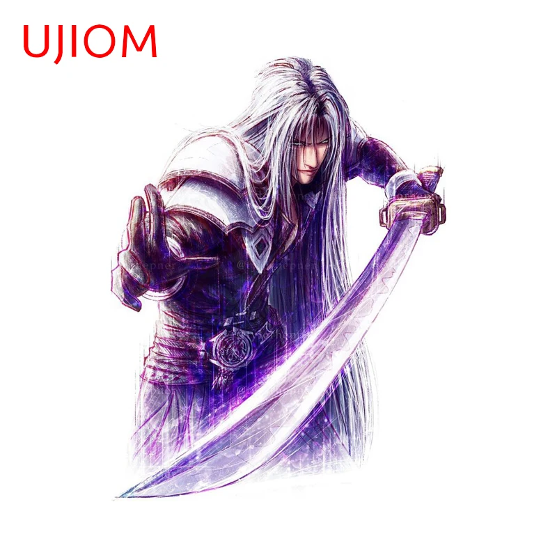 UJIOM FF7 Sephiroth سحابة الجدار ملصق جميل بارد لعبة العنصر شخصيات الحبر نمط الإبداعية صائق الأزياء الديكور Chambre #2