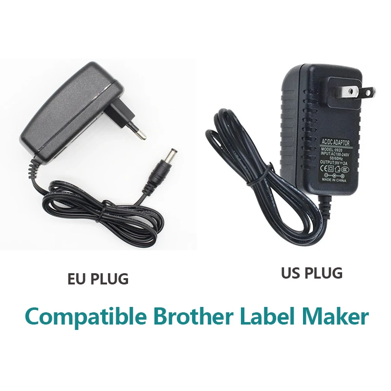 AC/DC Adapter Power Supply for Brother ptouch PT-D210 PT-D200 PT-1880 DYMO  LM160 PT-E100B printer