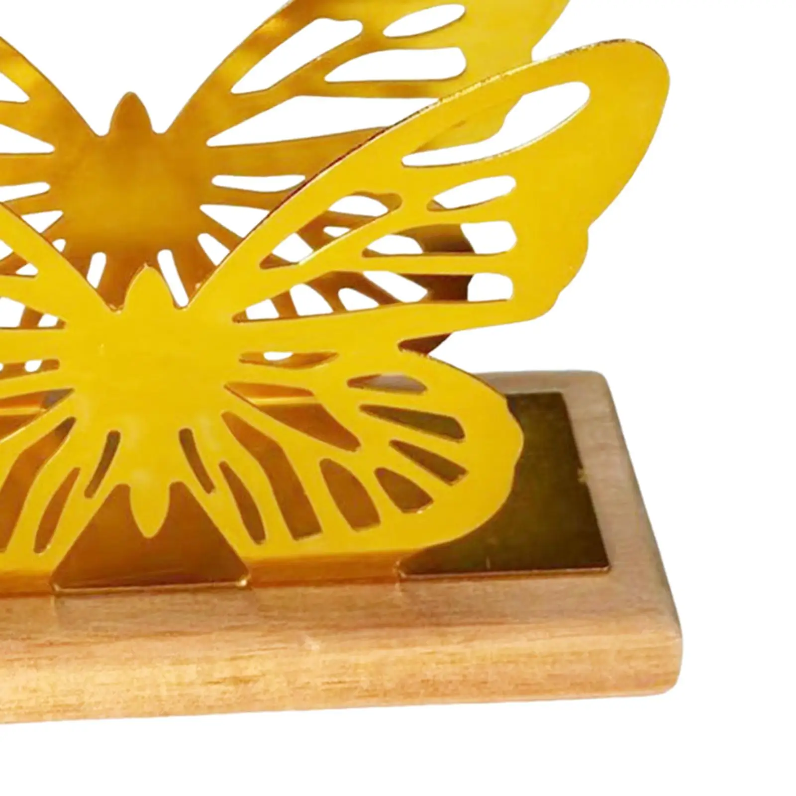 Butterfly Napkin Holder Metal Tissue Dispenser Tabletop Organizer for Rustic Dining Kitchen Party