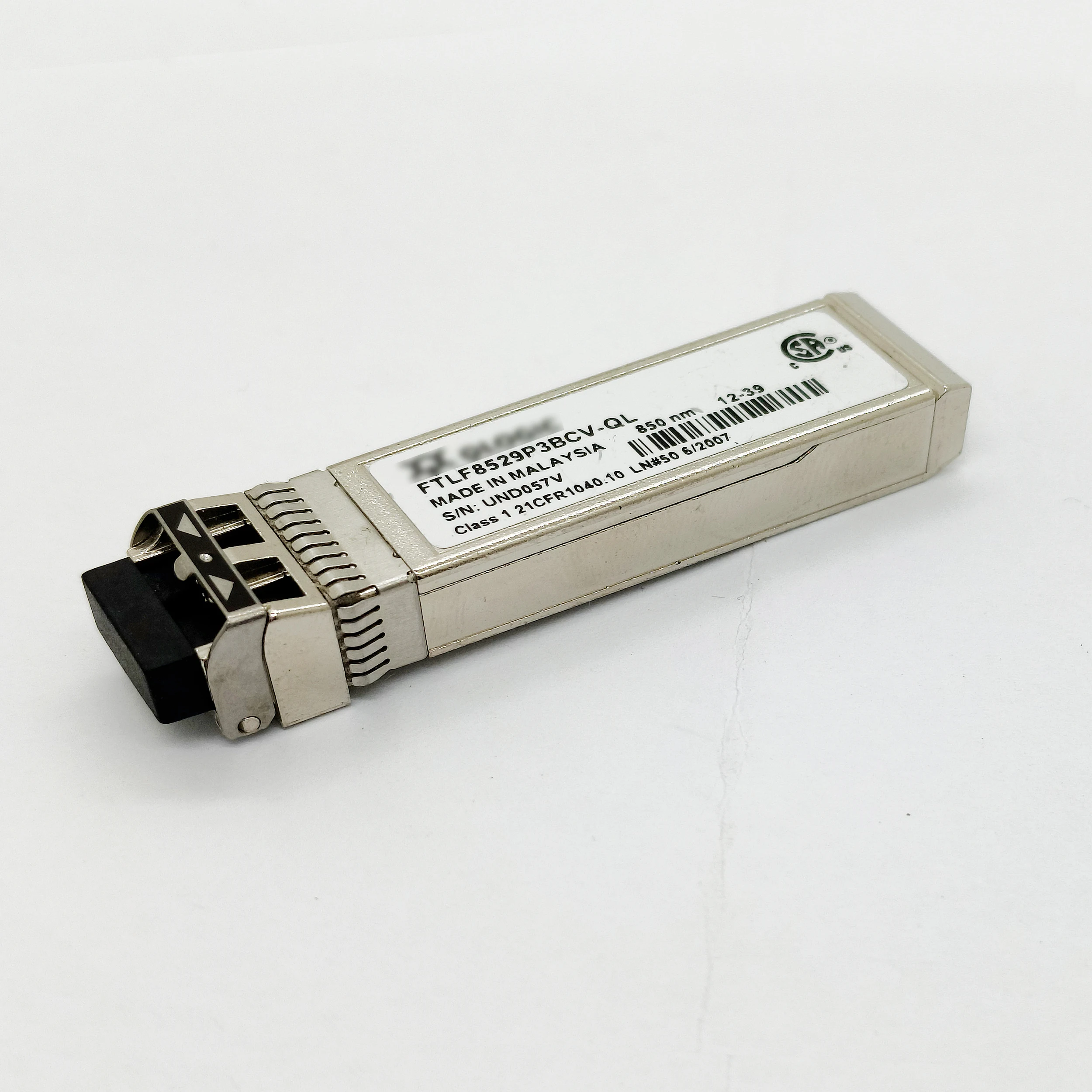 Genuine For Finisar 16GB 300m FTLF8529P3BCV-QL SR 850nm 0.3km SFP+ MM Duplex LC Transceiver Optical Module