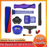 For Dyson V7 V8 V10 V11 Handheld Vacuum Cleaner Accessories Washable HEPA Filter Roller Brush Head Replacement Parts