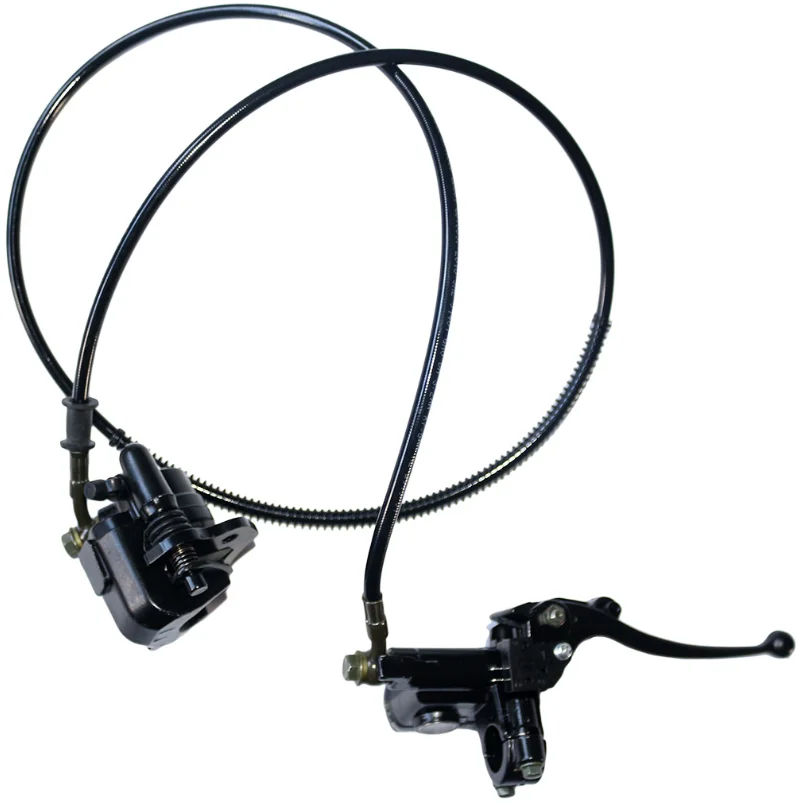 

Hydraulic Rear Disc Brake Caliper System Handbrake Pump For 150cc 250cc Quad ATV