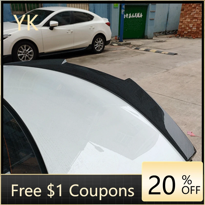 

For BMW 3 Series G20 2020-2022 Real Carbon Fiber Car rear spoiler Trunk cover Trim Car Accessories