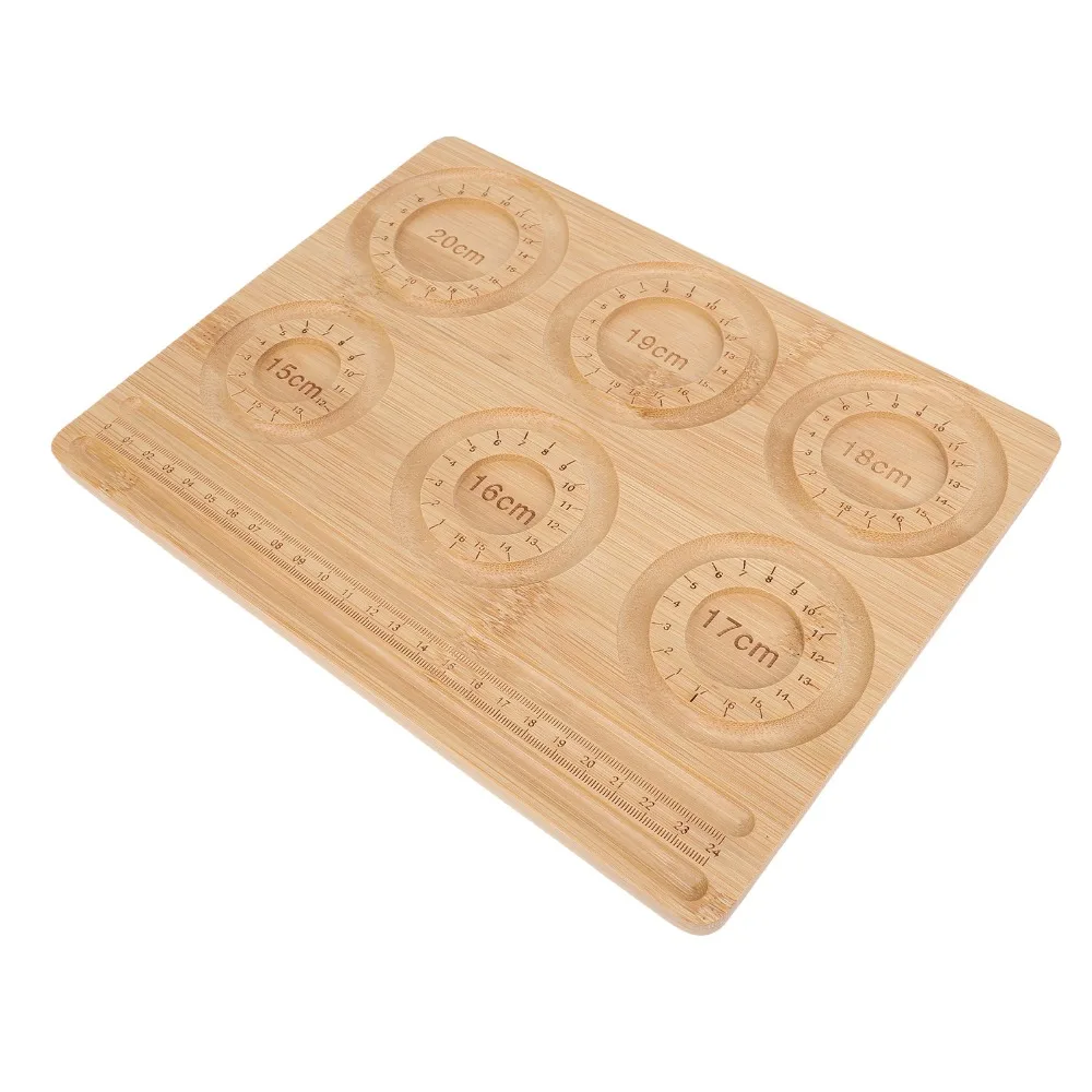 Fun Wood Color Jewelry Making Bead Board Solid Wood 26.5*20*1cm Bracelet Beading Board DIY Bead Board For Jewelry Making