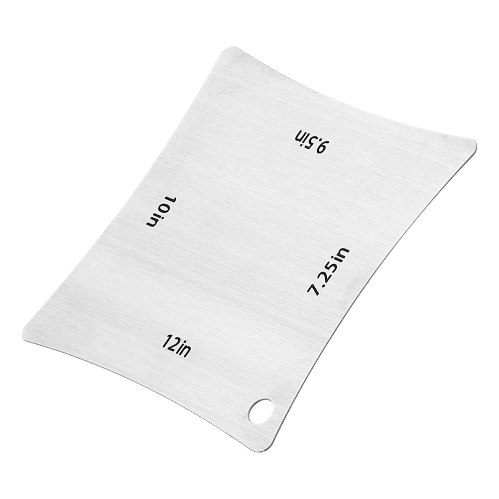 Gearless Square Ruler Measuring Tool Guitar Fingerboard Gauge For Saddle Nut Radius Gauges Fretboard Meter