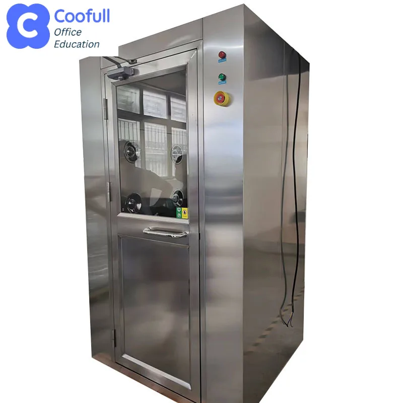 COOFULL High Quality Automatic Stainless Steel Manufacturer Intelligent Air Shower Room with Advanced Filtration System