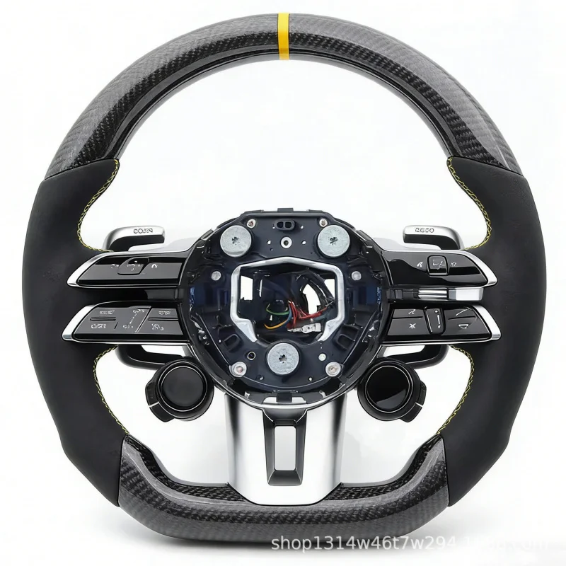 For BMW Gseries Factory direct supply,   upgraded sports steering wheel assembly, carbon fiber multi-function buttons